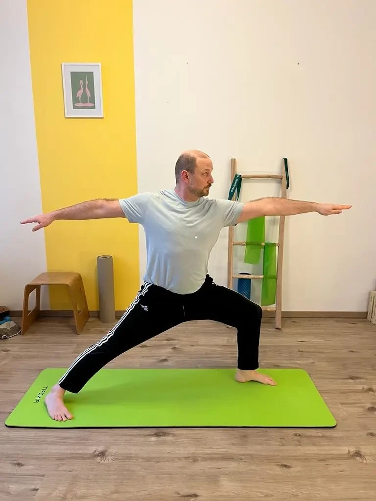 Gregor Chaloupka beim Qinamix-Training