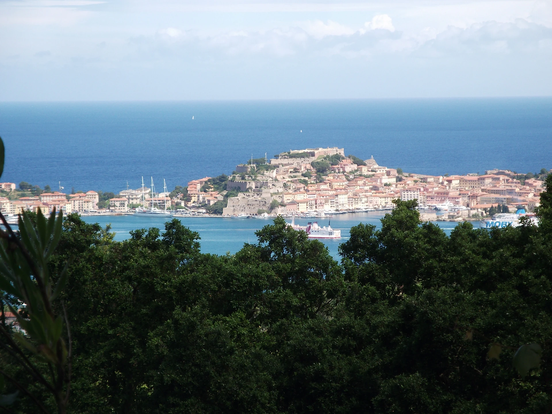 Blick auf Portoferraio, Elba